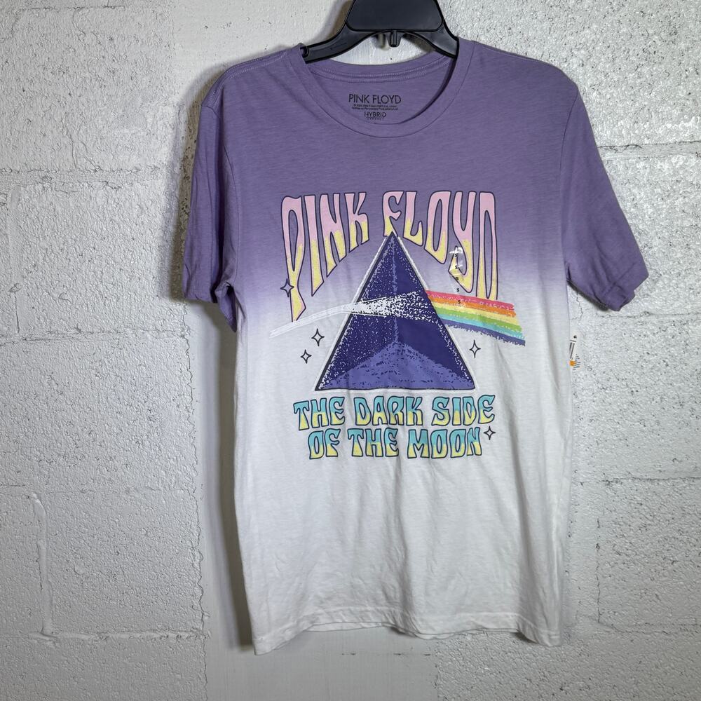 Hybrid Men's Floyd Wash Graphic T-shirt - Purple Small